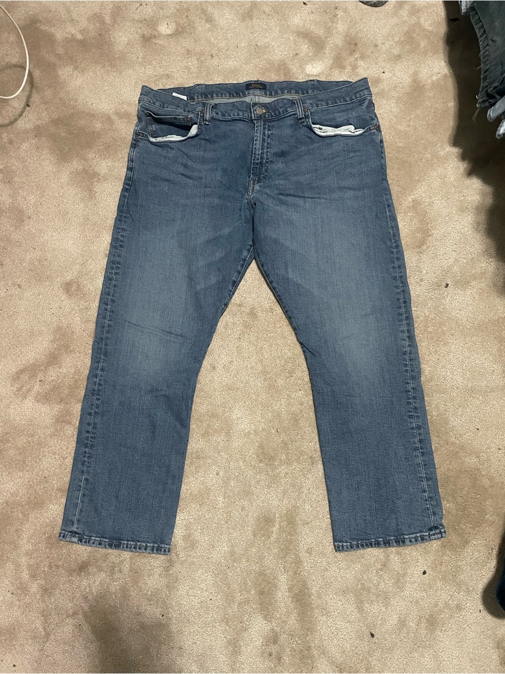 Classic Men's polo Blue Denim Jeans